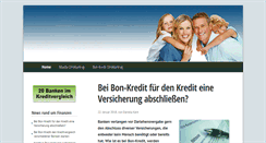 Desktop Screenshot of kredite-ohne-bonitaet.de