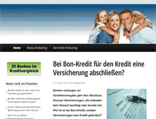 Tablet Screenshot of kredite-ohne-bonitaet.de
